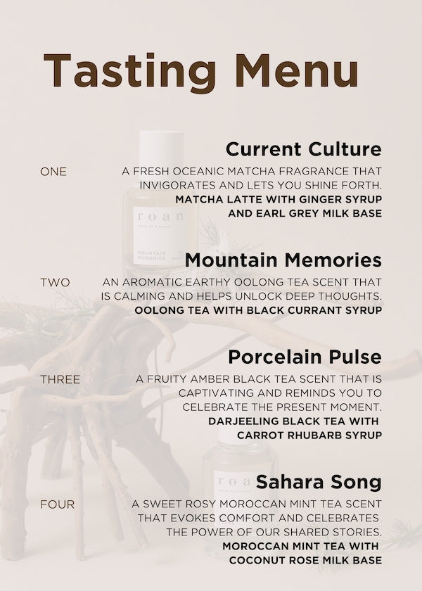 ROAN x Whisked Away Tea Flight