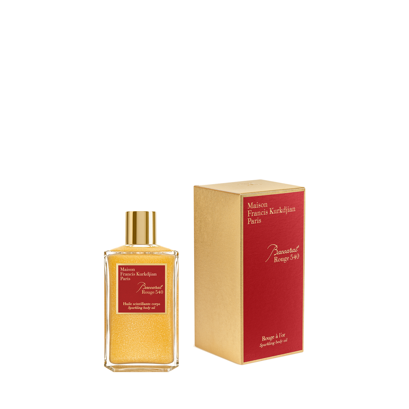 Baccarat Rouge 540 ⋅ Sparkling body oil - Limited edition ⋅ 6.8 fl.oz. ⋅  Maison Francis Kurkdjian